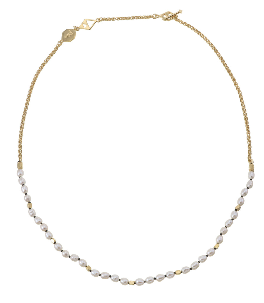 Tiger pearl shop necklace