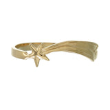 SHOOTING STAR RING - GOLD plate on sterling silver by tiger frame jewellery