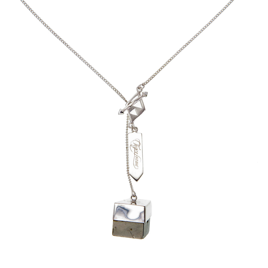 Pyrite necklace sales