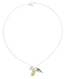 SUPERPOWER CHARM NECKLACE - CITRINE & IOLITE - STERLING silver by tiger frame jewellery