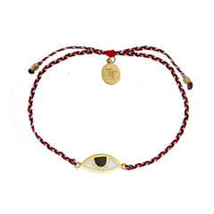 EYE PROTECTION BRACELET - TRIDATU - GOLD plated sterling silver by tiger frame jewellery