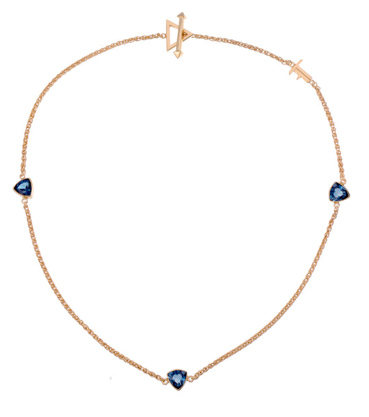 TRILLION AND TRILLIONS - LONDON BLUE TOPAZ - GOLD