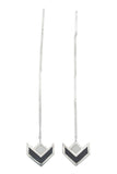 VICTORY PULL THROUGHS EARRINGS - Sterling silver by tiger frame jewellery